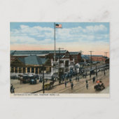 1900 Ship Yard Newport News VA  Briefkaart (Voorkant)