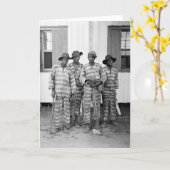 1900 Southern Chain Gang Wenskaart Kaart (Gele Bloem)