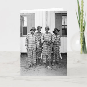 1900 Southern Chain Gang Wenskaart Kaart