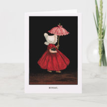 1900 - Zondag Sunbonnet Sue Wenskaart