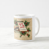 1900S briefkaart 'KERST' Koffiemok (Voorkant rechts)