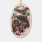 1900s Home voor Christmas Train Ornament (Links)