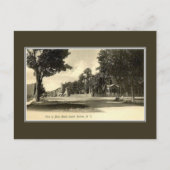  1900s Main Street Sackets Harbour NY Briefkaart (Voorkant)