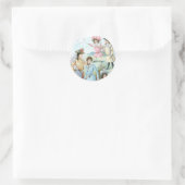 1900s Mode Petten Ronde Sticker (Tas)