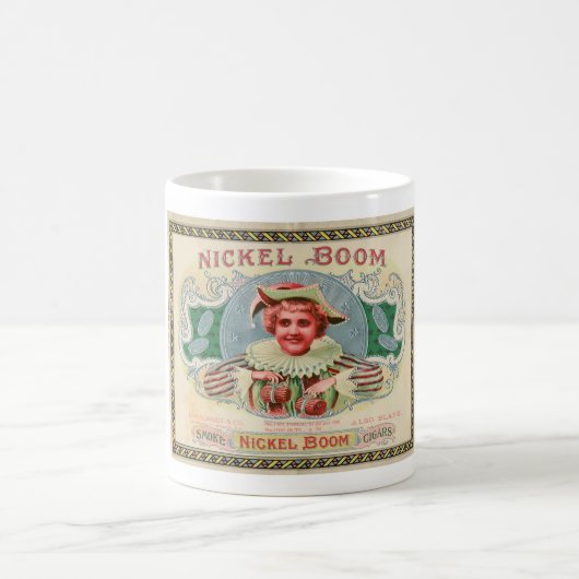 1900s SIGAAR DOOS LABEL...NICE Koffiemok (Center)