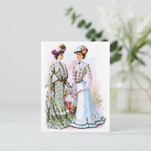 1901  jurken briefkaart (Staand voorkant)