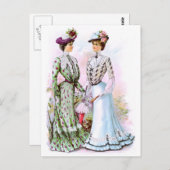 1901  jurken briefkaart (Voorkant / Achterkant)