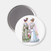 1901  jurken magneet (Voorkant / Achterkant)