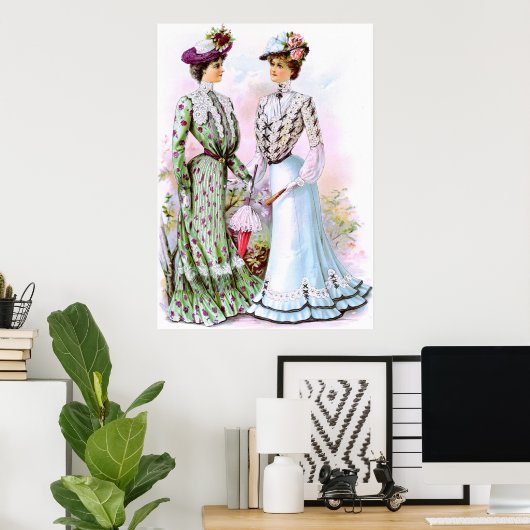 1901  jurken poster (Thuiskantoor)