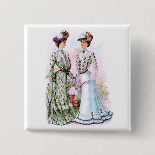 1901  jurken vierkante button 5,1 cm