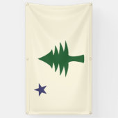 1901 Maine Flag Outdoorbanner Spandoek (Verticaal)