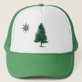 1901 Maine Flag Pet - stijl (Voorkant)