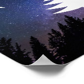 1901 Maine Flag - Sterrennacht Edition Poster (Hoek)