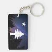 1901 Maine Flag - Sterrennacht Edition Sleutelhanger (achterkant)