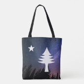 1901 Maine Flag - Sterrennacht Edition Tote Bag (Achterkant)