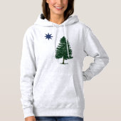 1901 Maine Flag -  stijl Hoodie (Voorkant)