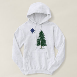 1901 Maine Flag - stijl Hoodie