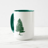 1901 Maine Flag -  stijl Mok (Voorkant links)