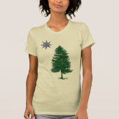 1901 Maine Flag -  stijl T-shirt (Voorkant)