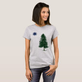 1901 Maine Flag - stijl T-shirt (Voorkant volledig)