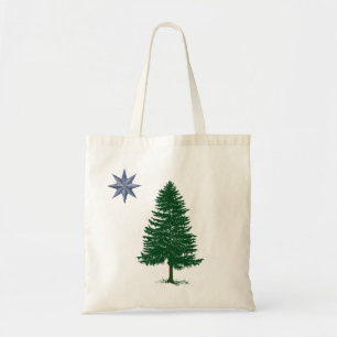 1901 Maine Flag -  stijl Tote Bag