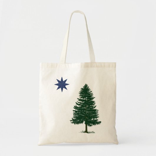 1901 Maine Flag -  stijl Tote Bag (Voorkant)