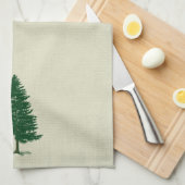 1901 Maine Flag -  Style Kitchen Handdoek (Quarter Fold)