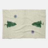 1901 Maine Flag -  Style Kitchen Handdoek (Horizontaal)