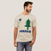 1901 Maine Flag T-Shirt - Dirigo Edition (Voorkant volledig)