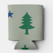 1901 Maine Vlag Koozie (Achterkant)