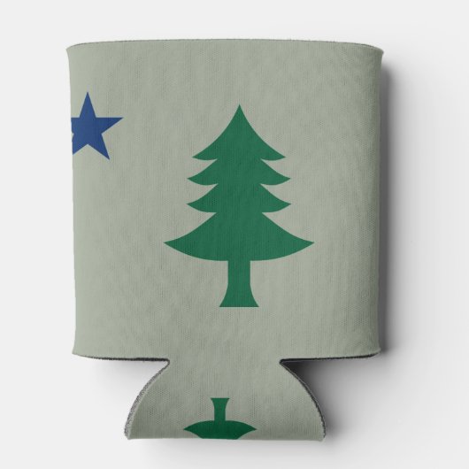 1901 Maine Vlag Koozie (Achterkant)