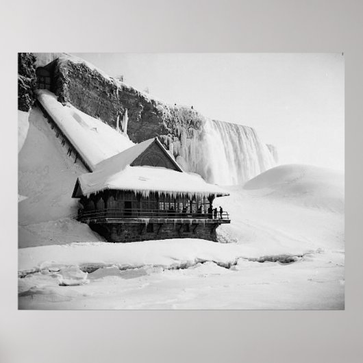 1901 Niagara-Herfsten afdrukken Poster (Voorkant)