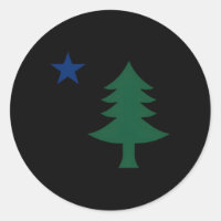 1901 Oude eerste vlag van Maine E Tree en Star