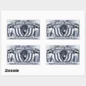 1901 Pan-Amerikaanse Expositie Rechthoekige Sticker (Vel)