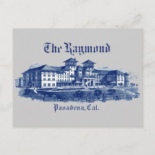 1901 Raymond Hotel Pasadena Californië Briefkaart