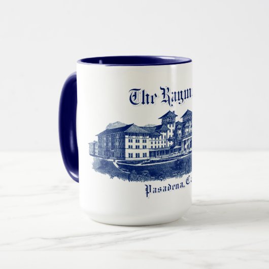 1901 Raymond Hotel Pasadena Californië Mok (Voorkant links)