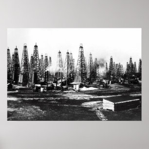1901 TEXAS SPINDLETOP-OLIELVELD POSTER