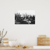 1901 TEXAS SPINDLETOP-OLIELVELD POSTER (Keuken)