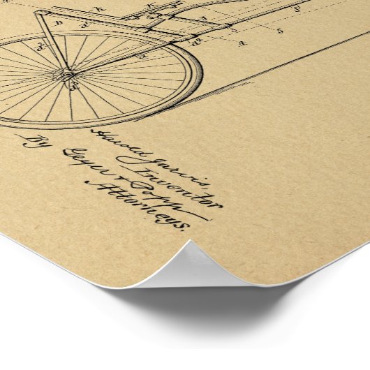 1902 brochure voor fietspatronen poster (Hoek)