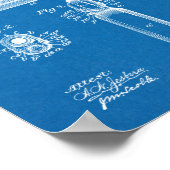 1902 Browning Pistool Patent Art Drawing Print (Hoek)