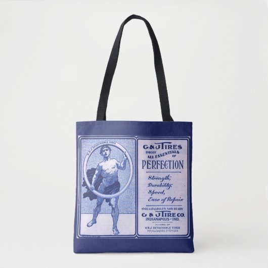 1902 G- en J-banden en afdrukken Tote Bag (Voorkant)