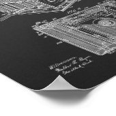 1902 Het vouwen Kunsttekentekening van het Kunstpa Poster (Hoek)