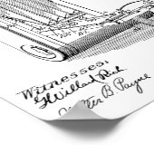 1902 Het vouwen Kunsttekentekening van het Kunstpa Poster (Hoek)