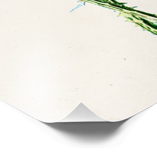  1902 Oude Schotse Thistle Wild Flower Foto Afdruk (Hoek)