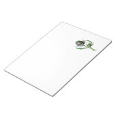  1902 Schots Thistle Antiek Wilde Bloem Notitieblok (Schuin)