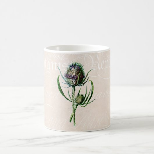  1902 Schotse Thistle Old Wild Flower Koffiemok (Center)