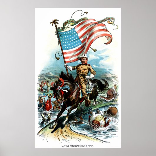 1902 Theodore Roosevelt Poster (Voorkant)