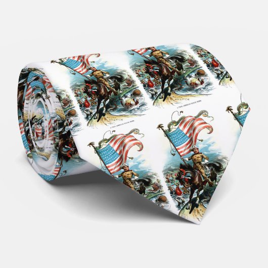 1902 Theodore Roosevelt Stropdas (Opgerold)