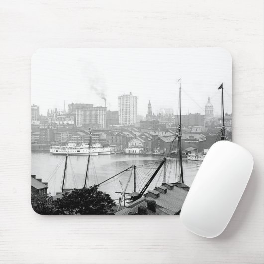 1903 Baltimore Maryland Mousepad Muismat (Met muis)