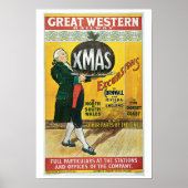  1903 Britse kersttrein Poster (Voorkant)